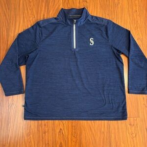 Tommy Bahama IslandZone Blue Pullover Sweater MLB Seattle Mariners Mens XXL
